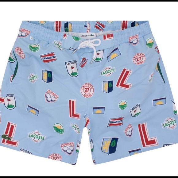 NWT Print Swim Shorts Regular Fit - Picture 3 of 4